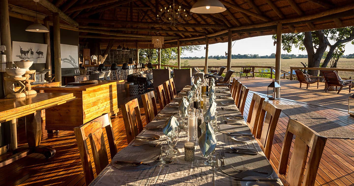 Dining in a Luxury Setting at Kwetsani Camp