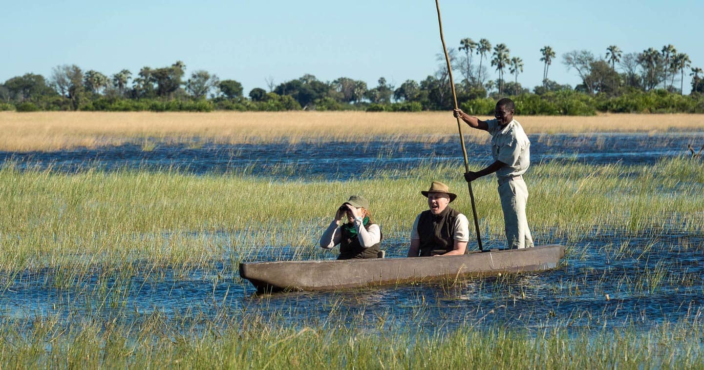 Let Tubu Tree Camp take you on Mokoro Safari in the Okavango Delta