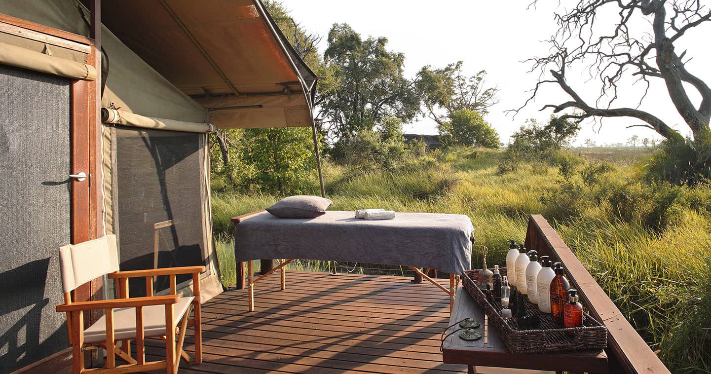 Complete Relaxation at the Spa in Nxabega Okavago Tented Camp