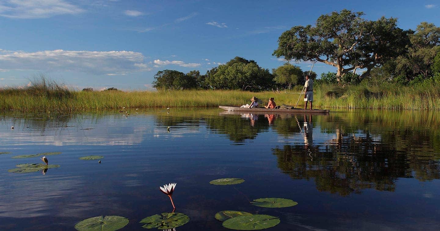 Beautiful Mokoro Safari in the Okavango Delta