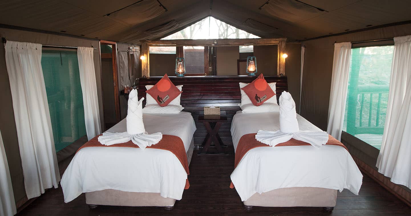 Enjoy the Luxury Bedroom at Moremi Crossing in the Okavango Delta
