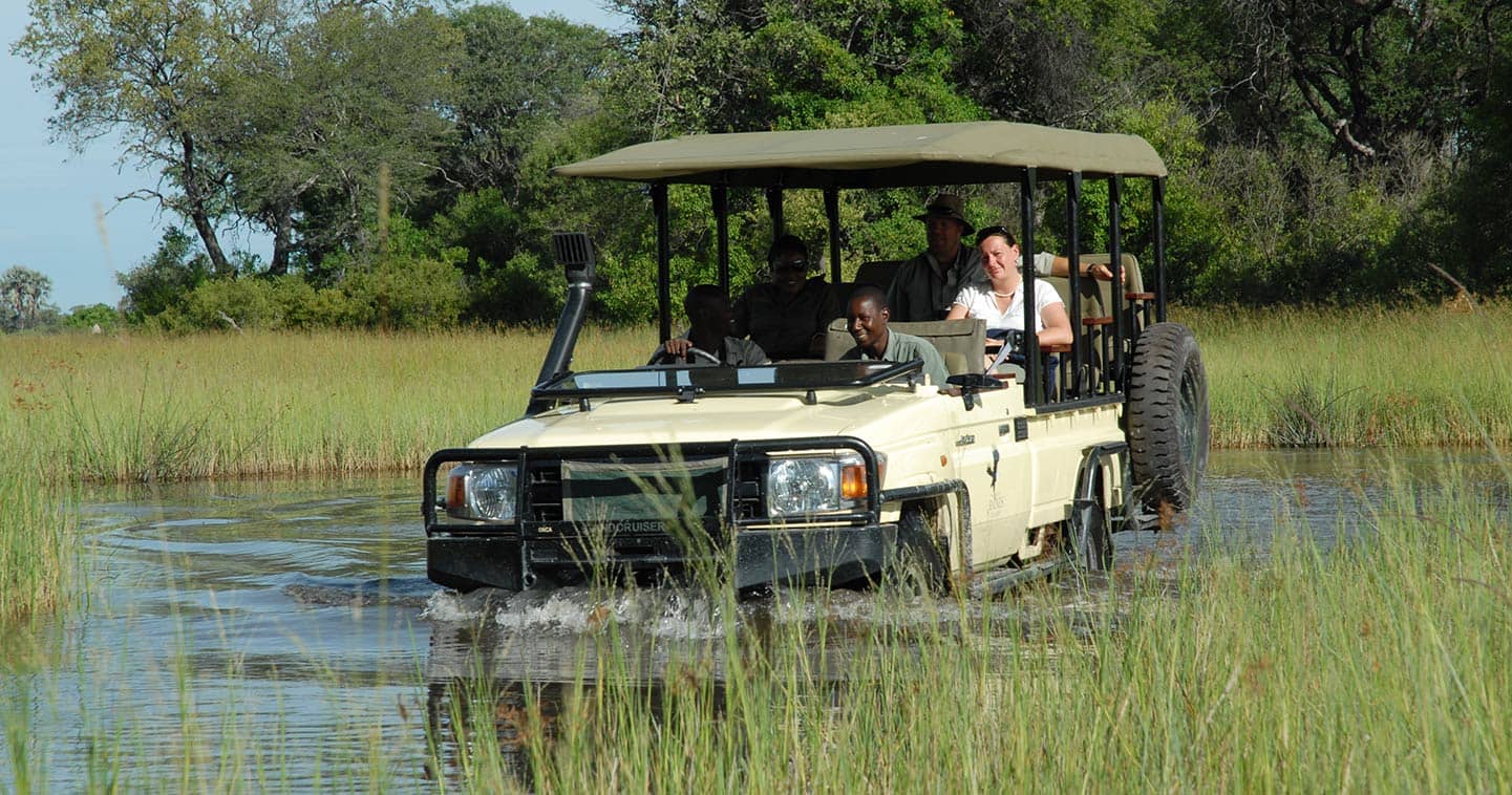 Game Drive at Sanctuary Baines Camp in Okavango Delta