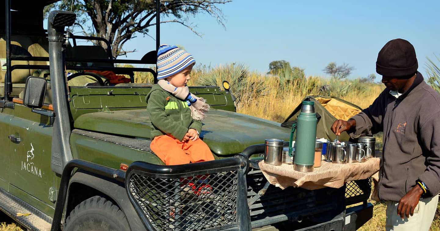 Child Friendly Safari at Jacana Tented Camp in the Okavango Delta