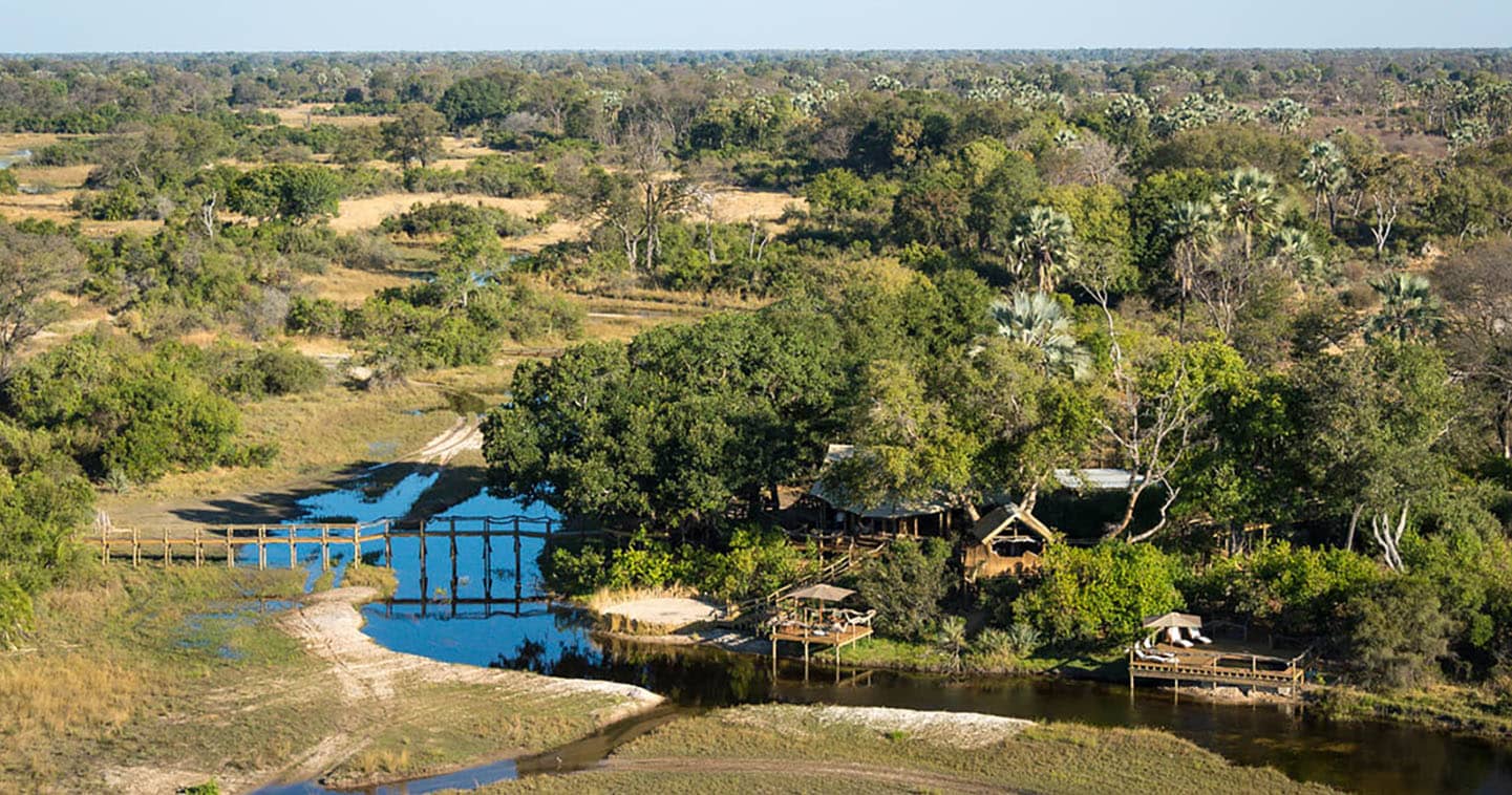 Luxury Lodge Accommodation at Little Tubu in the Okavango Delta