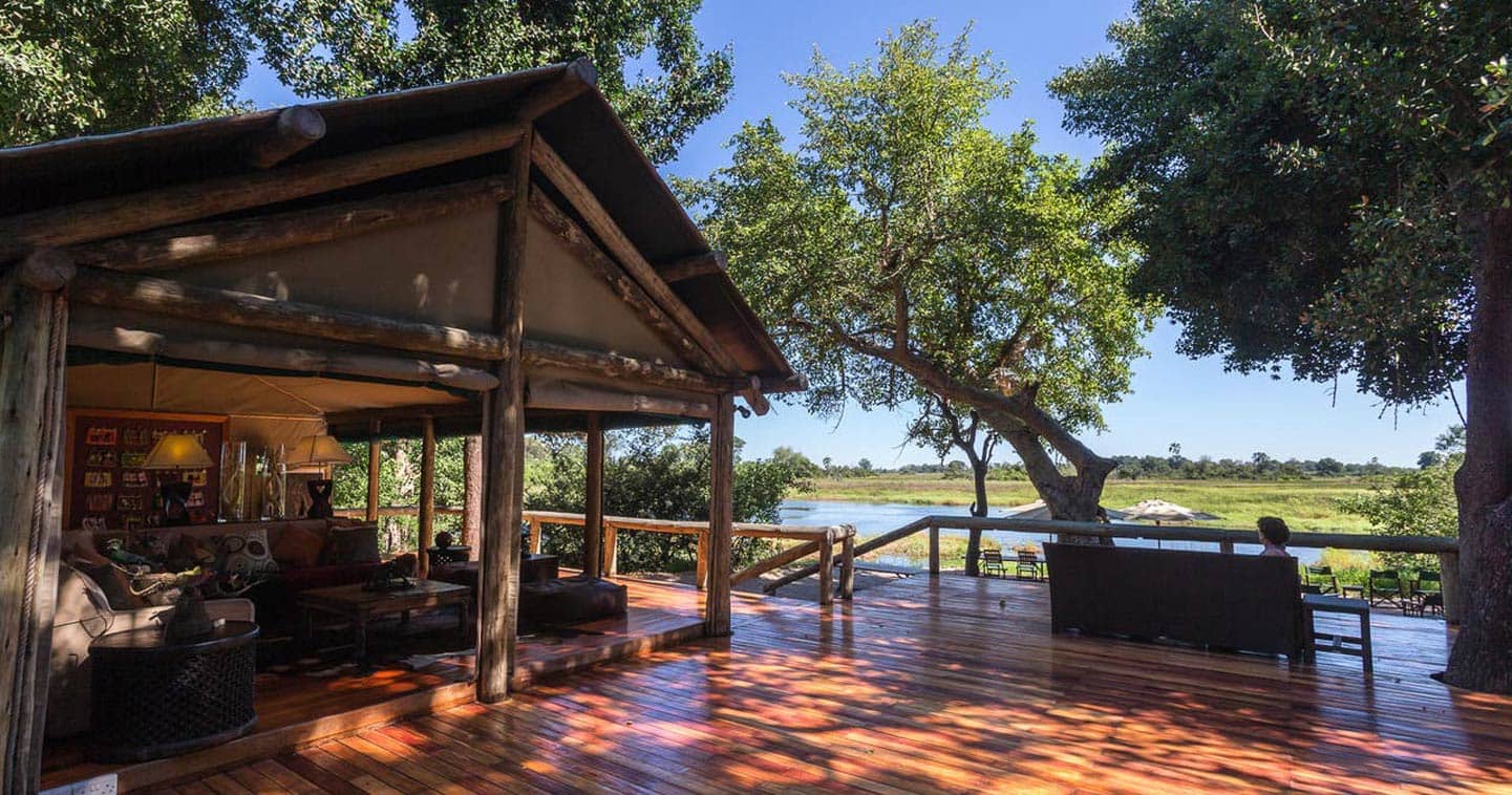 Luxury Lodge Accommodation at Seba Camp in the Okavango Delta