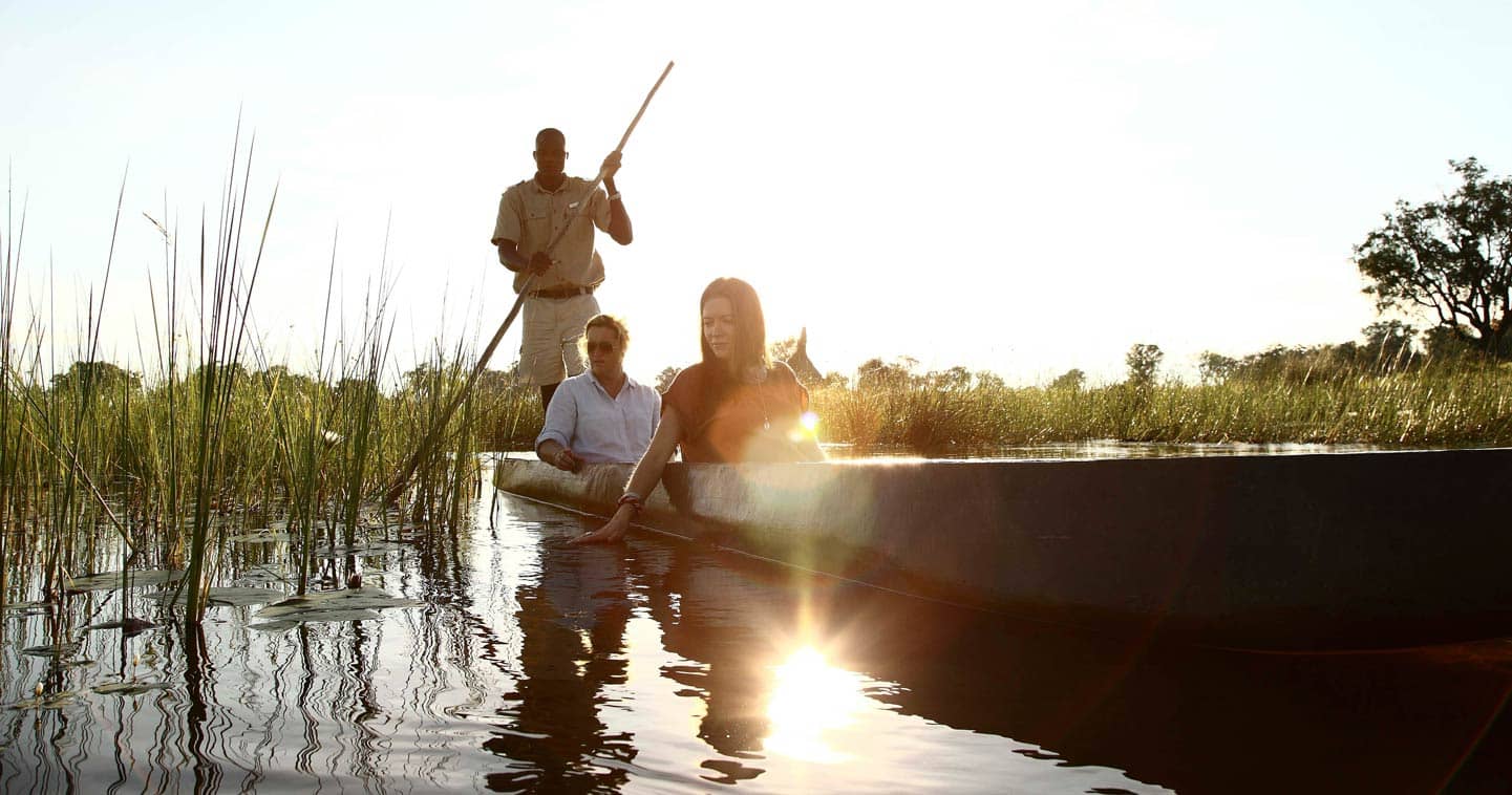 Let Xaranna Okavango Delta Camp take you on water Safari in the Okavango Delta