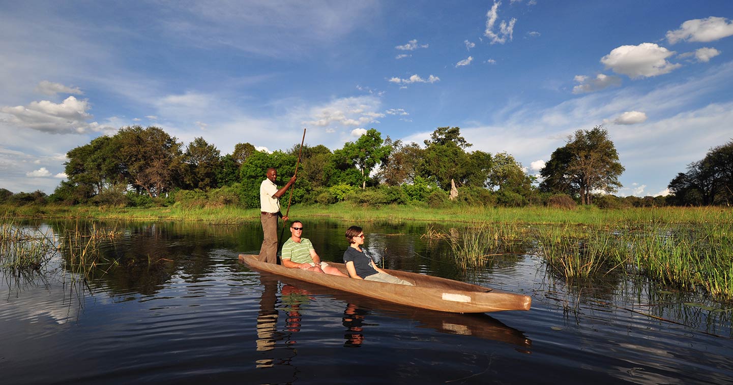 Let Sanctuary Stanleys Camp take you on Mekoro Safari in the Okavango Delta