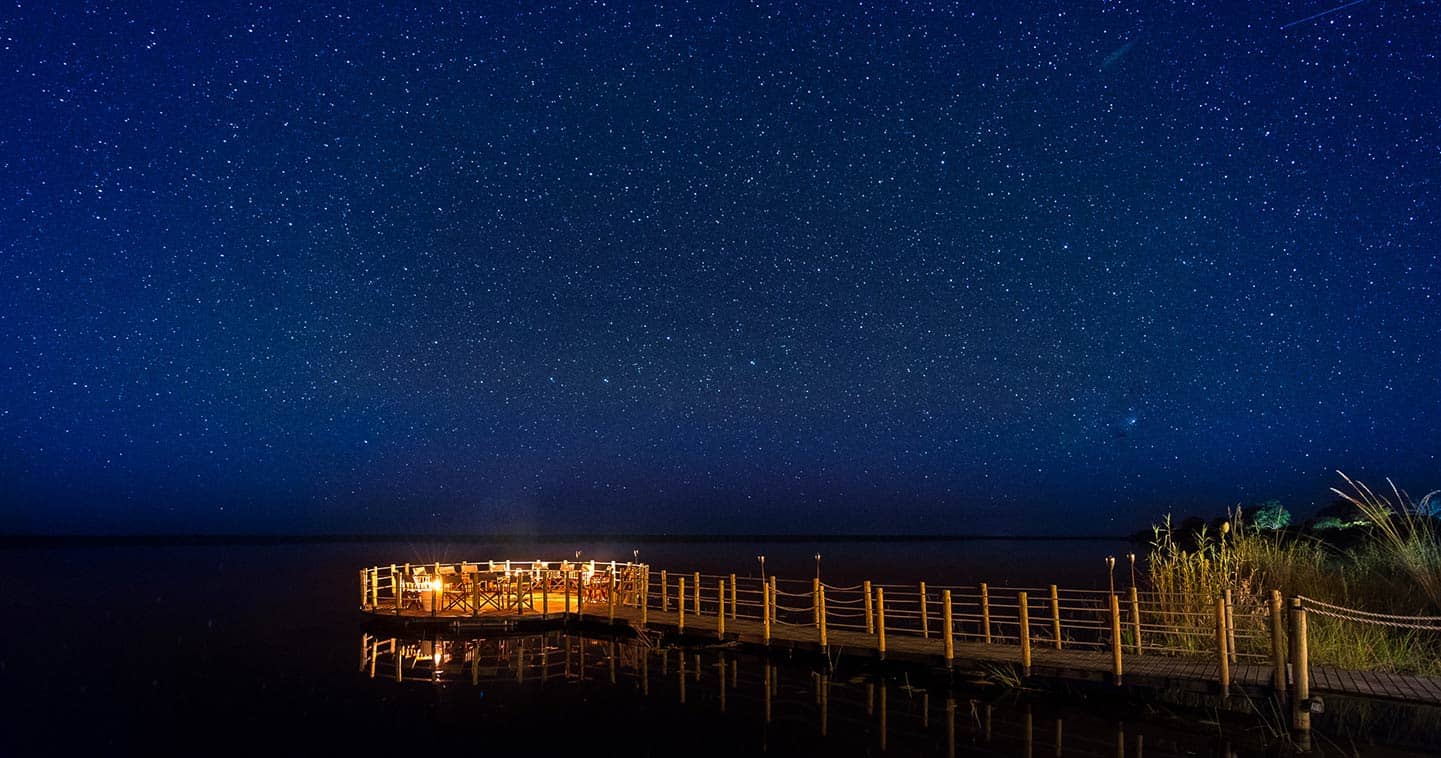 Beautiful stars in the Okavango Delta