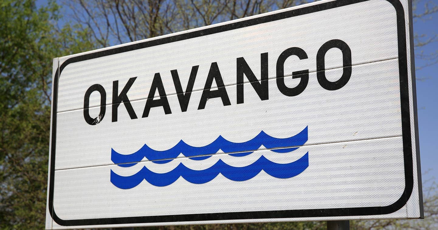 Okavango Delta sign