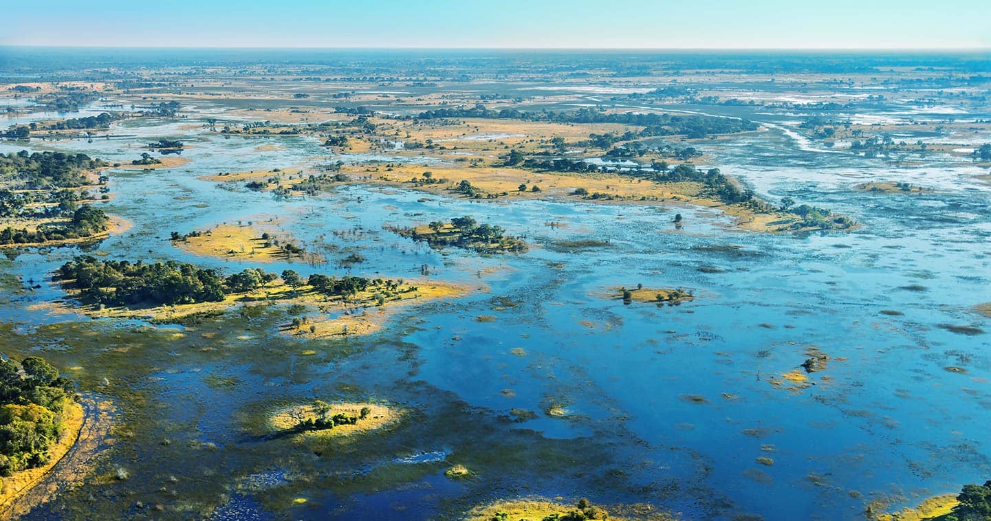 Okavango Delta water levels