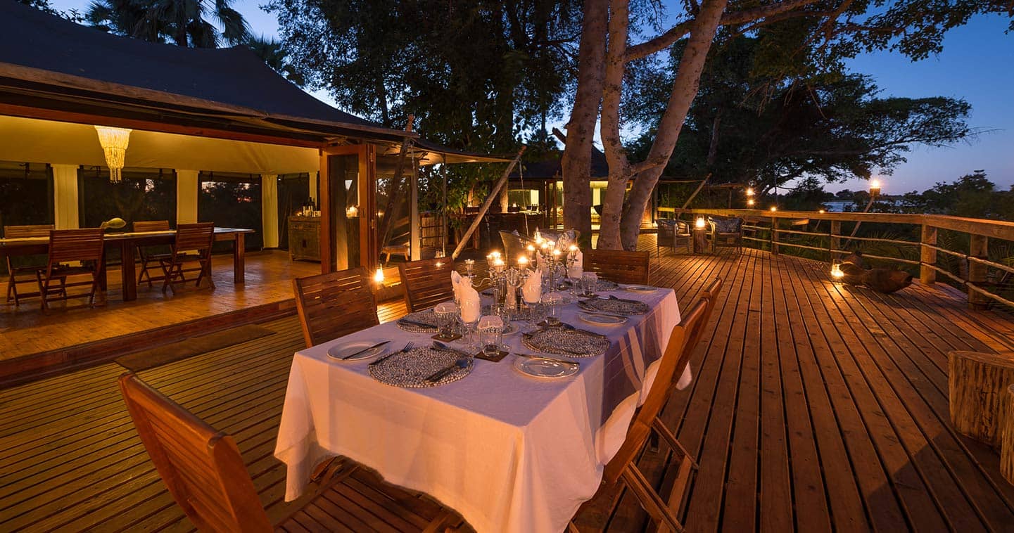 Excellent Dining at Pelo Camp in the Okavango Delta