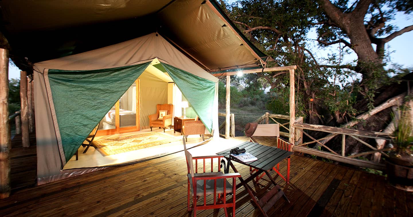 Room at Pom Pom Camp in the Okavango