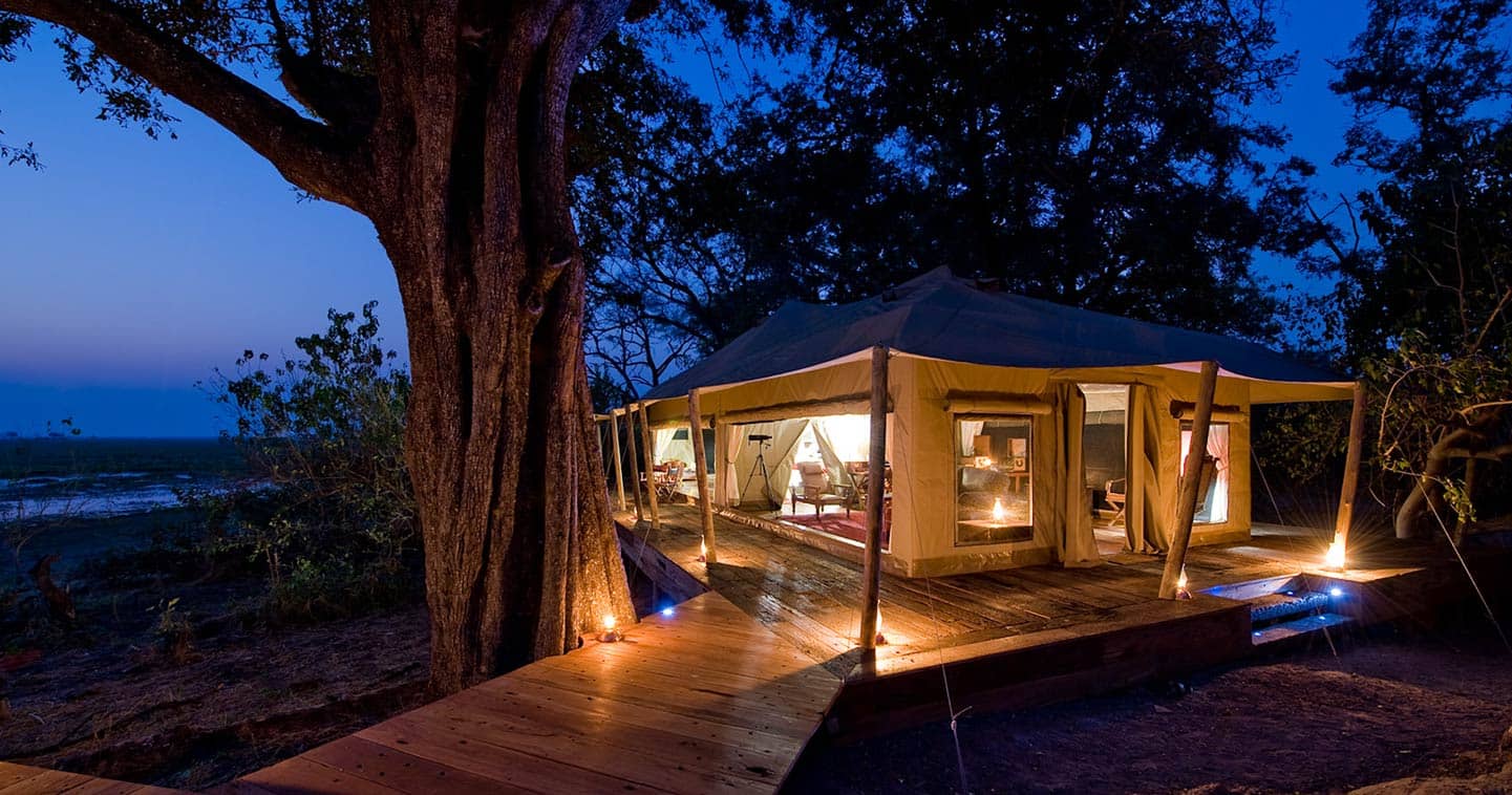 Romantic Safari at Zarafa Camp in Okavango Delta