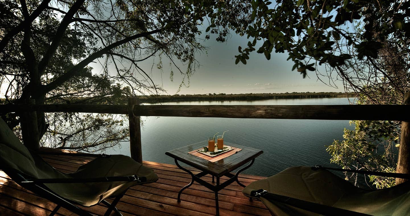 View from Xugana Island Lodge over the Surrounding Bush