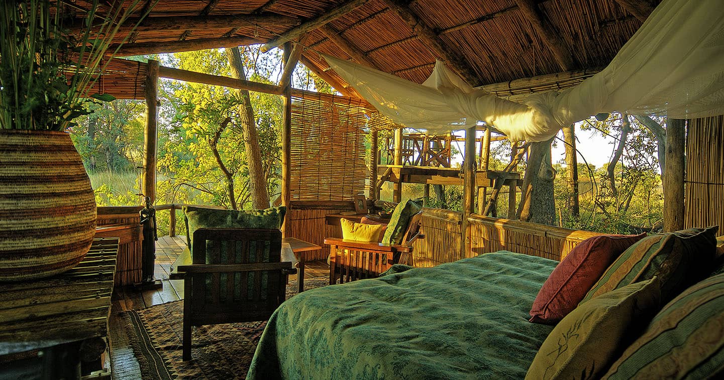 Room at Delta Camp in the Okavango Delta