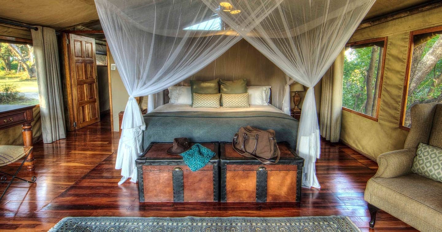 Bedoom at Shinde Enclave in the Okavango Delta