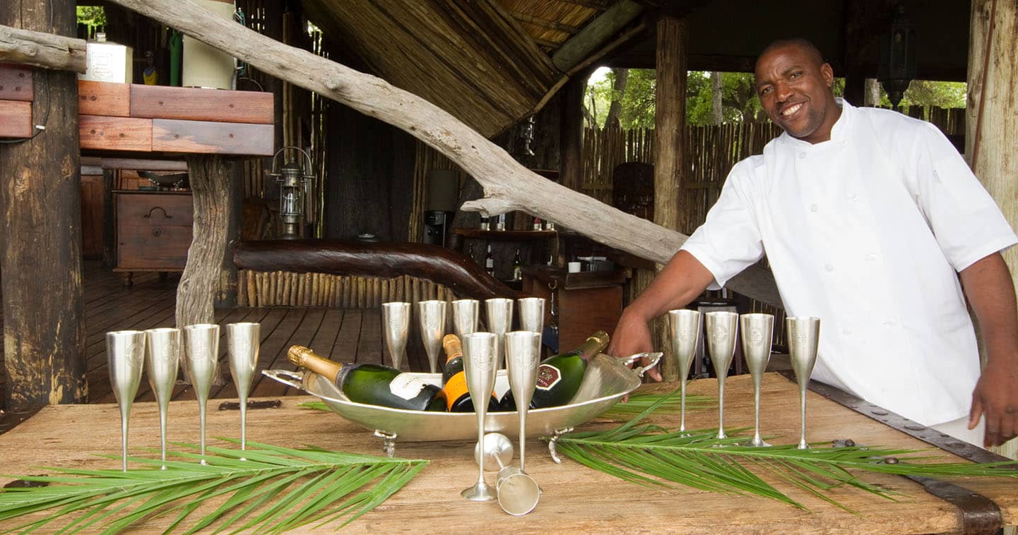 The staff of Duba Plains in the Okavango Delta