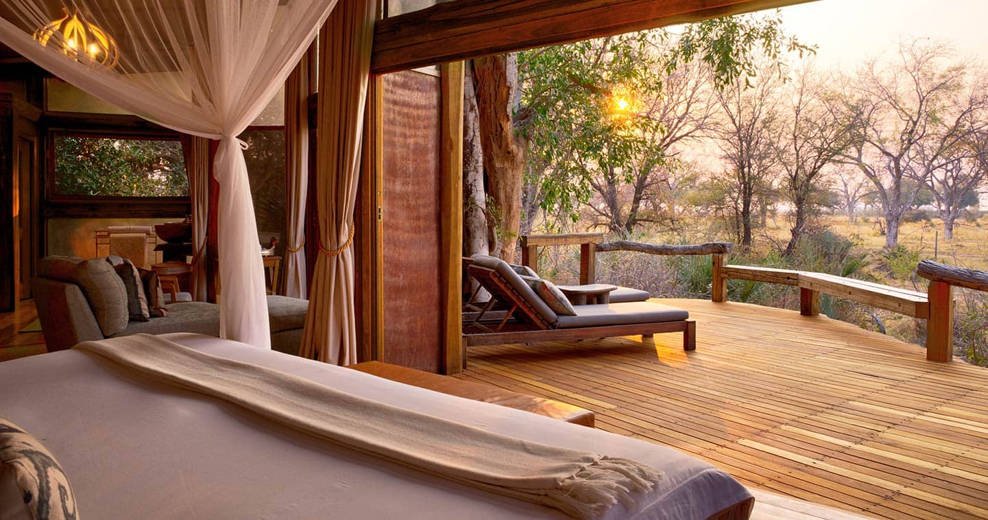 Luxury Camp Okavango Bedroom in the Okavango Delta